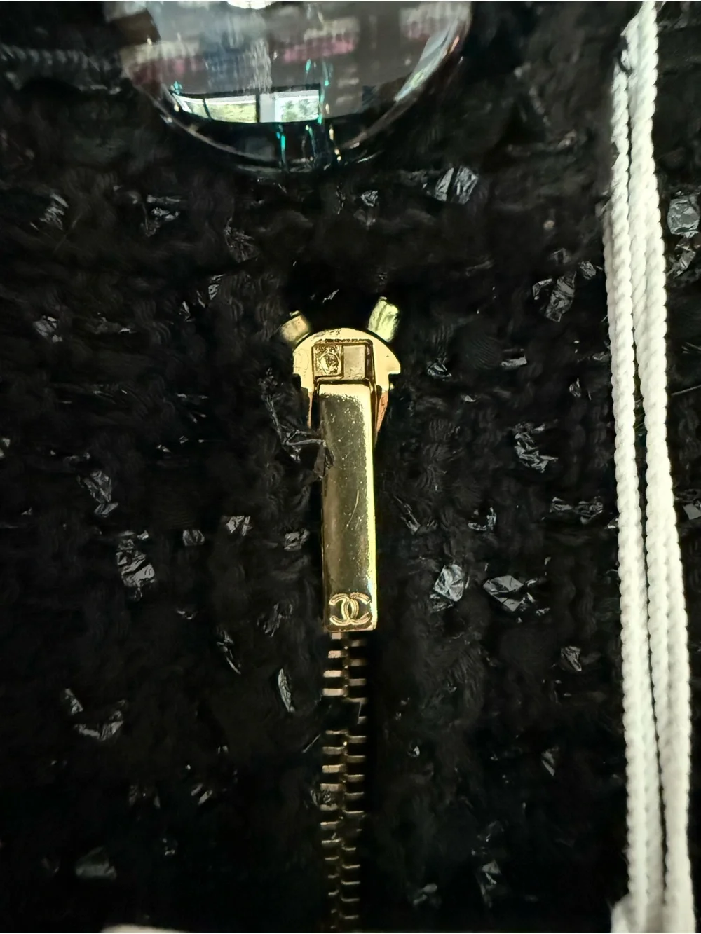 CHANEL Black Tweed Wide Leg Pants Culottes 2019 Runway